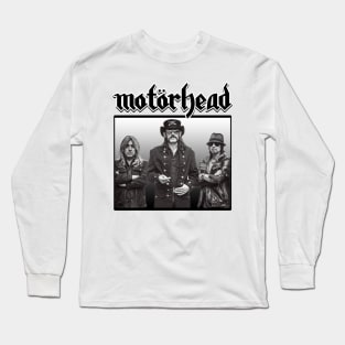 Motorhead Black White Black Long Sleeve T-Shirt